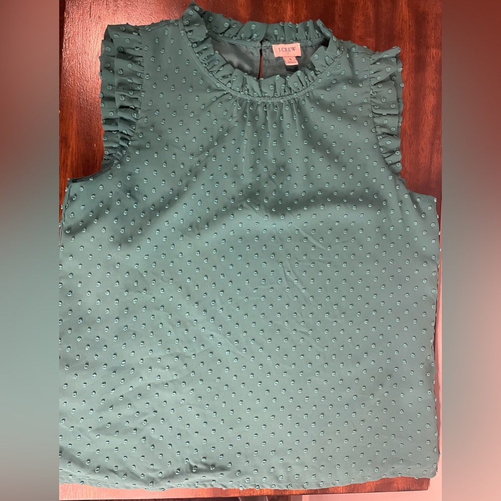 J Crew Sleeveless Teal Tank
